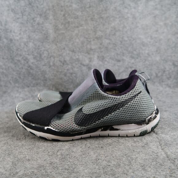 Nike Shoes Womens 5.5 Slip On Sneaker Free Connect Athletic Trainer Casual Grey - Picture 4 of 11
